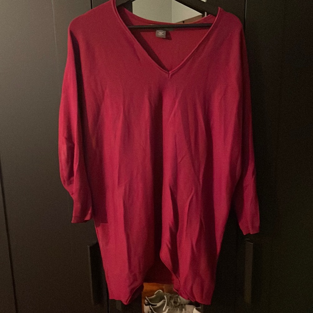 Suzy Shier Maroon Shirt